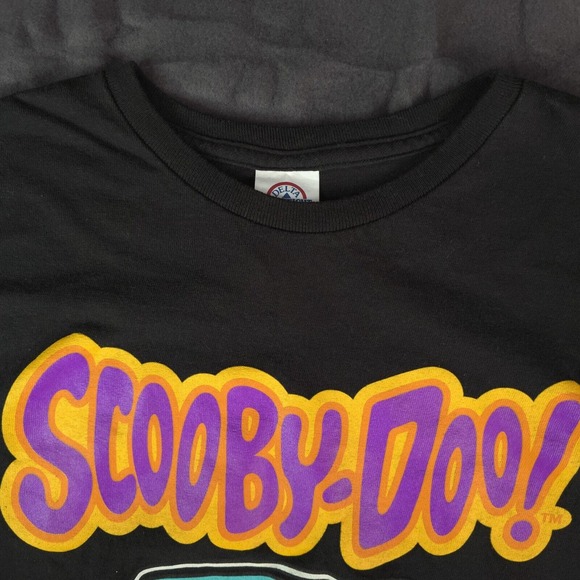 Scooby Doo & Gang Mystery Machine Delta Pro Weight Tag Size Large T-Shirt Y2K - Picture 4 of 9